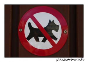 Zabranjen ulaz psima